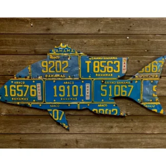 Bahamas Mutton Snapper License Plate Art - Your Premium Fishing Gear Store Rods Lines Baits Accessories^ Best