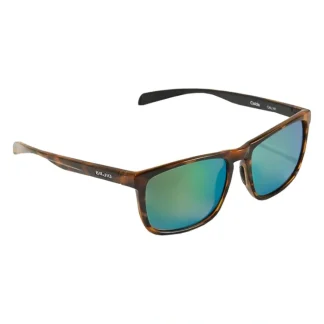 Bajio Sunglasses Calda Brown Tortoise Gloss Green Mirror Glass - Your Premium Fishing Gear Store Rods Lines Baits Accessories^ Best Sale