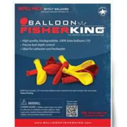 Balloon Fisher King Balloon Refill Pack - Your Premium Fishing Gear Store Rods Lines Baits Accessories^ Hot