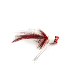 Bass Popper Red & White - Your Premium Fishing Gear Store Rods Lines Baits Accessories^ Cheap