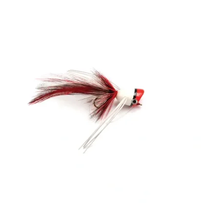 Bass Popper Red & White - Your Premium Fishing Gear Store Rods Lines Baits Accessories^ Cheap