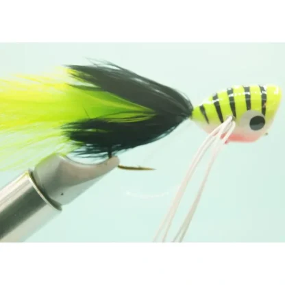 Bass Popper W/Legs Chart/Black #6 - Your Premium Fishing Gear Store Rods Lines Baits Accessories^ Best