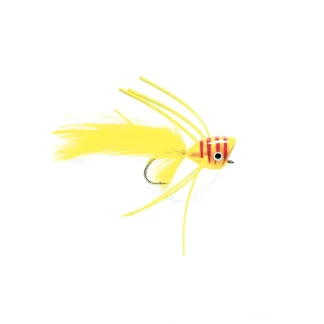 Bass Popper Yellow & Red - Your Premium Fishing Gear Store Rods Lines Baits Accessories^ New
