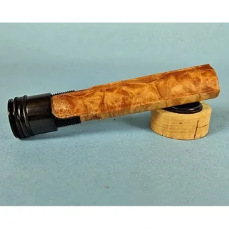 Bellinger .720 Up Lock Reel Seat - Black Aluminum Maple Burl - Your Premium Fishing Gear Store Rods Lines Baits Accessories^ Outlet