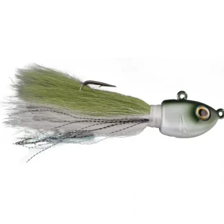 Berkley FUSION19 Bucktail Jig, Size 10/0, 8oz, Olive - Your Premium Fishing Gear Store Rods Lines Baits Accessories^ Online