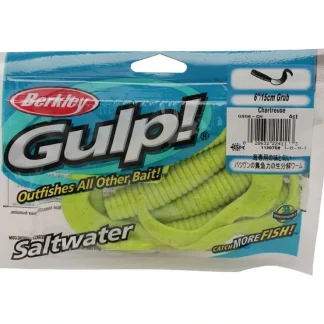 Berkley Gulp Saltwater Grub - Your Premium Fishing Gear Store Rods Lines Baits Accessories^ Sale