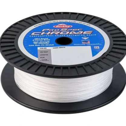 Berkley ProSpec Chrome Premium Saltwater Braid, 50lb, 500yd, Cabo White - Your Premium Fishing Gear Store Rods Lines Baits Accessories^ Discount