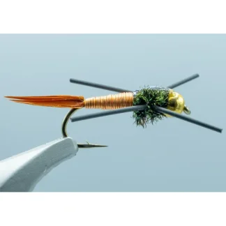 BH Copper w/ Rubber Legs Copper/Black #14 - Your Premium Fishing Gear Store Rods Lines Baits Accessories^ New