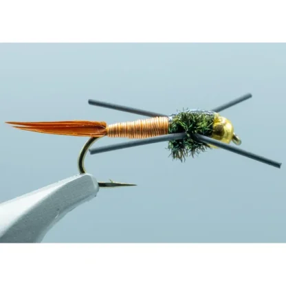 BH Copper w/ Rubber Legs Copper/Black #14 - Your Premium Fishing Gear Store Rods Lines Baits Accessories^ New