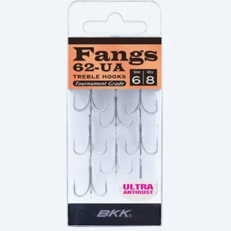 BKK Hooks Fangs-62 UA Treble Hooks - Your Premium Fishing Gear Store Rods Lines Baits Accessories^ Store