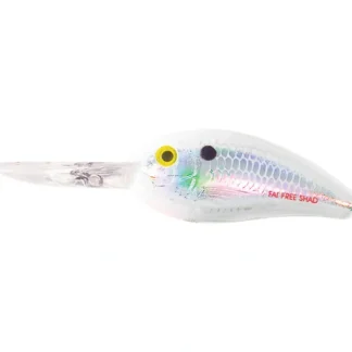 Bomber Fat Free Shad Guppy Crankbait, 2 3/8", 3/8 oz, Dances Pearl White - Your Premium Fishing Gear Store Rods Lines Baits Accessories^ Cheap