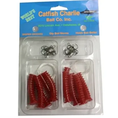 Catfish Charlie Dip Bait Worm, 12pk - Your Premium Fishing Gear Store Rods Lines Baits Accessories^ Cheap