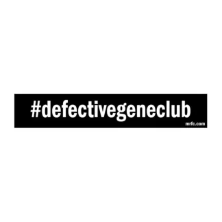 #defectivegeneclub Sticker Black - Your Premium Fishing Gear Store Rods Lines Baits Accessories^ Fashion