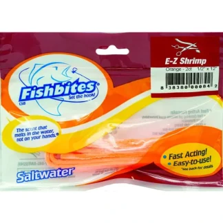 Fishbites E-Z Shrimp Fast Acting Bait Strips, 12", 2pk - Your Premium Fishing Gear Store Rods Lines Baits Accessories^ Cheap