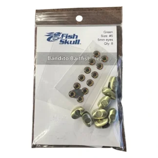 FlyMen Fish-Skull Bandito Baitfish Head Green - Your Premium Fishing Gear Store Rods Lines Baits Accessories^ Clearance