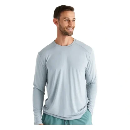 Free Fly Bamboo Shade Long Sleeve Heather Aspen Grey - Your Premium Fishing Gear Store Rods Lines Baits Accessories^ Flash Sale