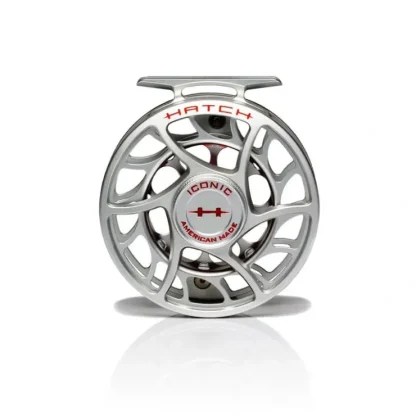 Hatch Iconic 5 Plus Fly Reel Clear Red - Your Premium Fishing Gear Store Rods Lines Baits Accessories^ Best