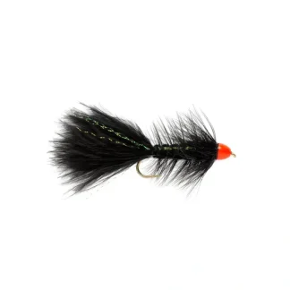 Hot Cone Woolly Bugger Black & Orange - Your Premium Fishing Gear Store Rods Lines Baits Accessories^ Online