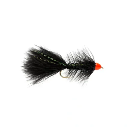 Hot Cone Woolly Bugger Black & Orange - Your Premium Fishing Gear Store Rods Lines Baits Accessories^ Online