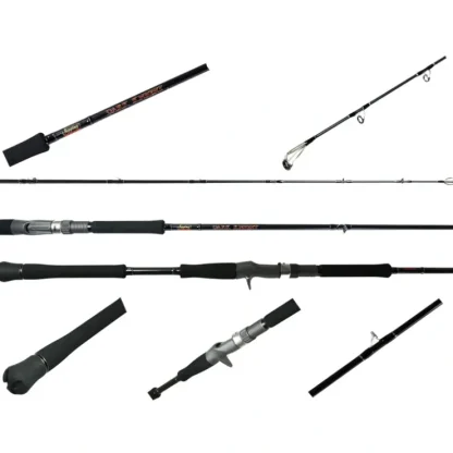 Jigging World JW-DKC-76 Dark Knight Casting Rod 7'6" - Your Premium Fishing Gear Store Rods Lines Baits Accessories^ Clearance