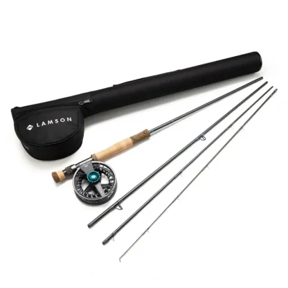 Lamson Liquid Max Fly Rod & Reel Outfit w/o Fly Line - Your Premium Fishing Gear Store Rods Lines Baits Accessories* Fishing Line
