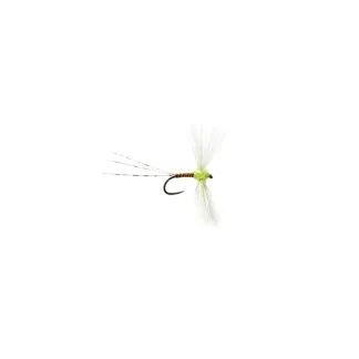 Lexi's Get 'er Dun Spinner Sulphur Barbless - Your Premium Fishing Gear Store Rods Lines Baits Accessories* Fly Fishing