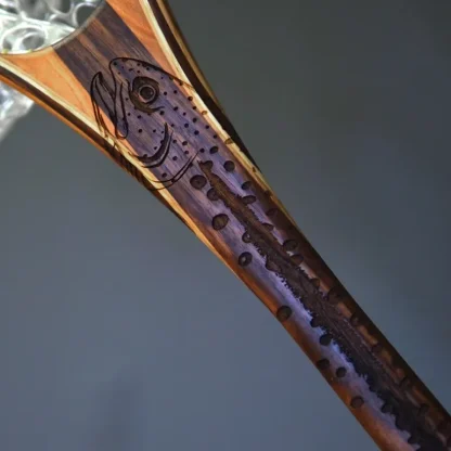 Little Dipper 12"x8" - Rainbow Trout Engraved - Classic Fly Fishing Traditional Landing Net - Your Premium Fishing Gear Store Rods Lines Baits Accessories* Fly Fishing