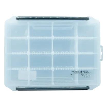Logo XL 16 Compartment Adjustable Fly Box - Your Premium Fishing Gear Store Rods Lines Baits Accessories* Fly Fishing
