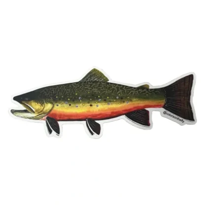 Mike Pepper "Colors on the Fly" 6" BrookTrout Sticker - Your Premium Fishing Gear Store Rods Lines Baits Accessories* Fly Fishing