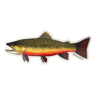 Mike Pepper "Colors on the Fly" 20" Brook Trout Sticker - Your Premium Fishing Gear Store Rods Lines Baits Accessories* Fly Fishing
