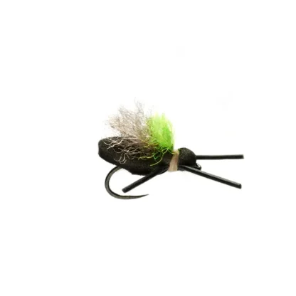 Mini Flopper Black Barbless - Your Premium Fishing Gear Store Rods Lines Baits Accessories* Fly Fishing