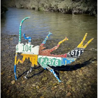 Mixed Western Stonefly License Plate Art - Your Premium Fishing Gear Store Rods Lines Baits Accessories* Fly Fishing
