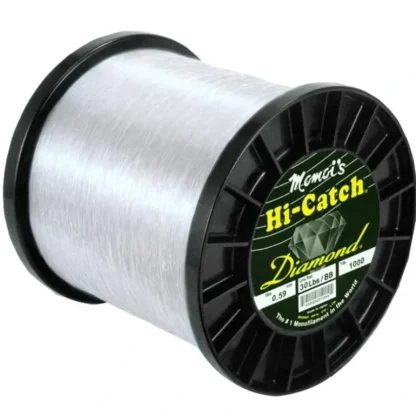 Momoi Hi-Catch Nylon Monofilament Line - 5 lb Spool - 50 lb Test - 5600 yd - Clear - Your Premium Fishing Gear Store Rods Lines Baits Accessories* Fishing Line