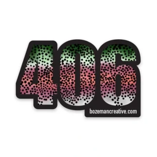 406 Montana Rainbow Trout Sticker - Your Premium Fishing Gear Store Rods Lines Baits Accessories^ Store
