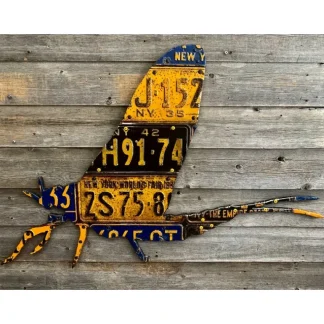New York Mayfly Antique License Plate Art - Your Premium Fishing Gear Store Rods Lines Baits Accessories* Fly Fishing