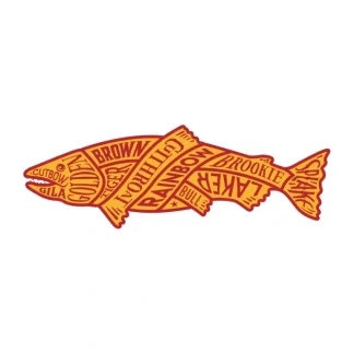 North American Trout Sticker - Your Premium Fishing Gear Store Rods Lines Baits Accessories* Fly Fishing