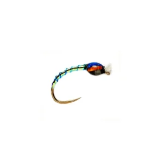Oil Slick Buzzer Opal & Red Beadhead - Your Premium Fishing Gear Store Rods Lines Baits Accessories* Fly Fishing