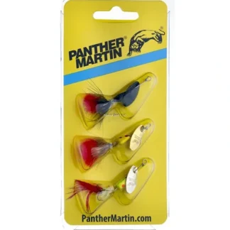 Panther Martin PMMF3 3 Pack Kit Red Tail Spinners - Your Premium Fishing Gear Store Rods Lines Baits Accessories* Fishing Line