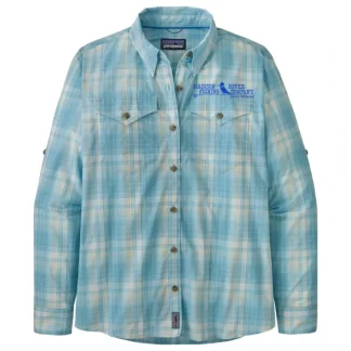 Patagonia Logo Womens L/S Sun Stretch Shirt - Your Premium Fishing Gear Store Rods Lines Baits Accessories* Fly Fishing