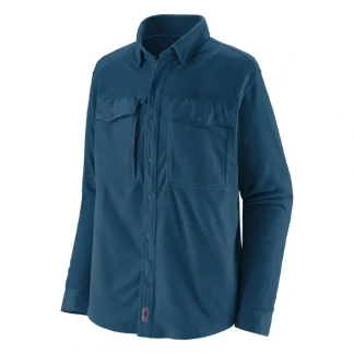 Patagonia L/S Early Rise Snap Shirt Lagom Blue - Your Premium Fishing Gear Store Rods Lines Baits Accessories* Fly Fishing