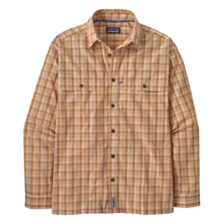 Patagonia L/S Island Hopper Shirt Mirrored: Golden Caramel - Your Premium Fishing Gear Store Rods Lines Baits Accessories* Fly Fishing