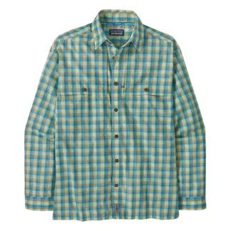 Patagonia L/S Island Hopper Shirt Mirrored: Vessel Blue - Your Premium Fishing Gear Store Rods Lines Baits Accessories* Fly Fishing