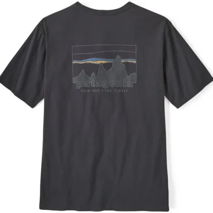 Patagonia Mens '73 Skyline Organic T-Shirt - Your Premium Fishing Gear Store Rods Lines Baits Accessories* Fishing Line