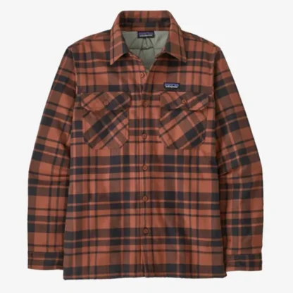 Patagonia Men's Insulated Organic Cotton Midweight Fjord Flannel Shirt - Your Premium Fishing Gear Store Rods Lines Baits Accessories* Fishing Line