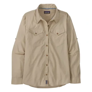Patagonia Womens L/S Sun Stretch Shirt Pumice - Your Premium Fishing Gear Store Rods Lines Baits Accessories* Fly Fishing