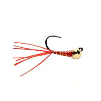 Perdiworm Red Barbless - Your Premium Fishing Gear Store Rods Lines Baits Accessories* Fly Fishing
