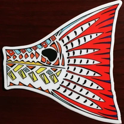 Pesca Muerta Funky Redfish Tail Sticker - Your Premium Fishing Gear Store Rods Lines Baits Accessories* Fly Fishing