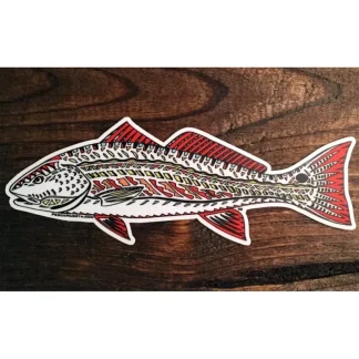 Pesca Muerta Funky Redfish Sticker - Your Premium Fishing Gear Store Rods Lines Baits Accessories* Fly Fishing