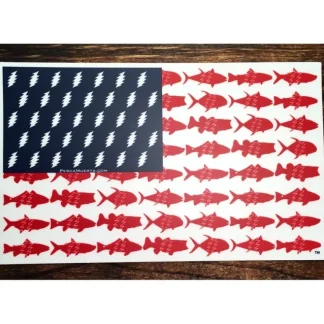 Pesca Muerta 'Merica Sticker - Your Premium Fishing Gear Store Rods Lines Baits Accessories* Fly Fishing