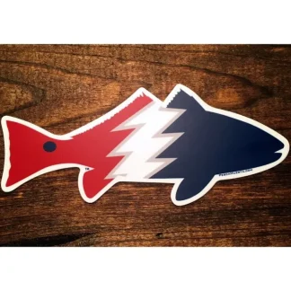 Pesca Muerta Redfish Sticker - Grateful - Your Premium Fishing Gear Store Rods Lines Baits Accessories* Fly Fishing